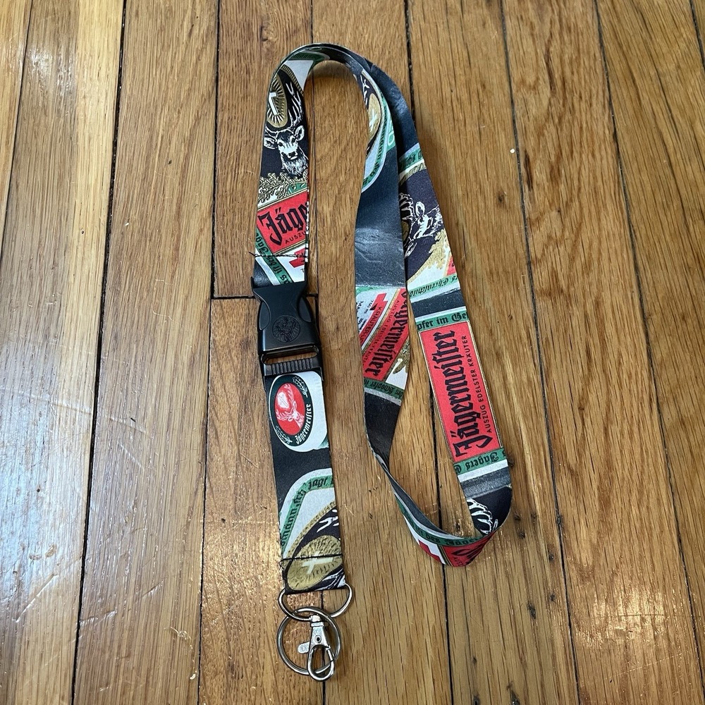 Jagermeister Neck Lanyard Detachable Keychain Badge Holder